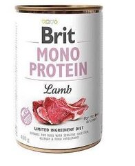 Brit Care Mono Protein konserv koos lambalihaga 400g цена и информация | Консервы для собак | kaup24.ee