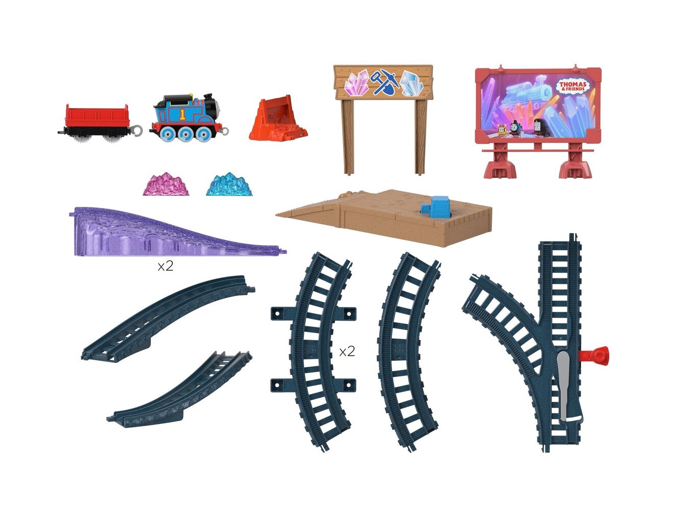 Thomas & Friends® rajakomplektid HGY82 hind ja info | Imikute mänguasjad | kaup24.ee