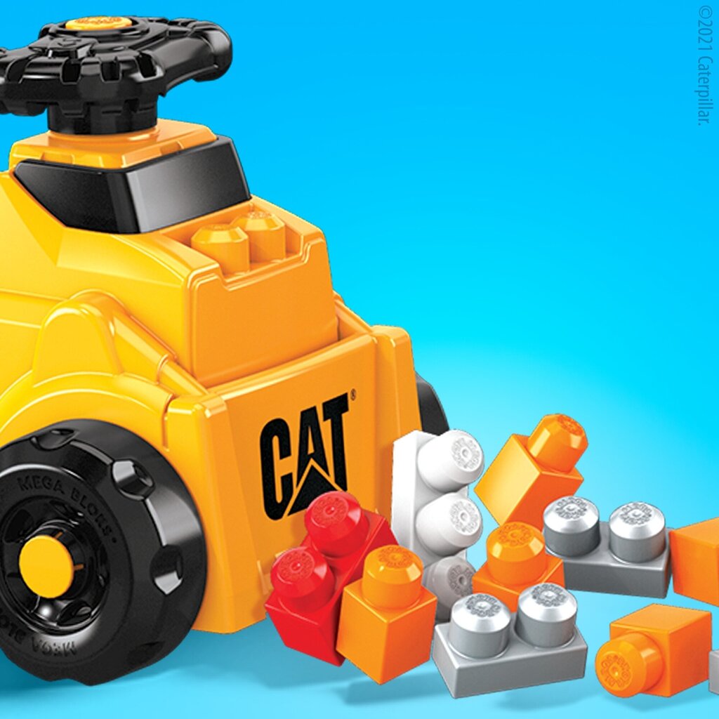 Mega Bloks® Cat® pealeistutav ehitusauto HDJ29 hind ja info | Poiste mänguasjad | kaup24.ee
