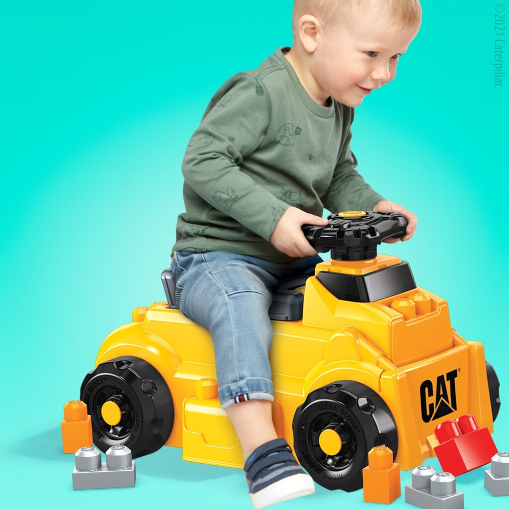 Mega Bloks® Cat® pealeistutav ehitusauto HDJ29 hind ja info | Poiste mänguasjad | kaup24.ee