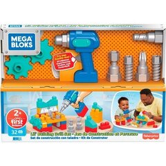 Набор строителя Mega Bloks® с дрелью GXK36 цена и информация | Игрушки для мальчиков | kaup24.ee