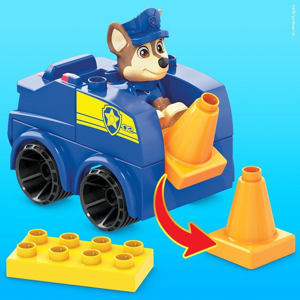 Mega Bloks® Paw Patrol Chase'i patrullauto HDJ33 hind ja info | Poiste mänguasjad | kaup24.ee