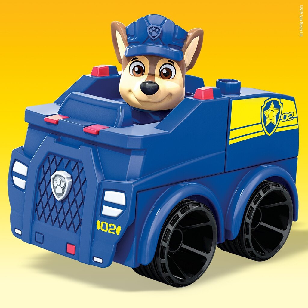 Mega Bloks® Paw Patrol Chase'i patrullauto HDJ33 hind ja info | Poiste mänguasjad | kaup24.ee