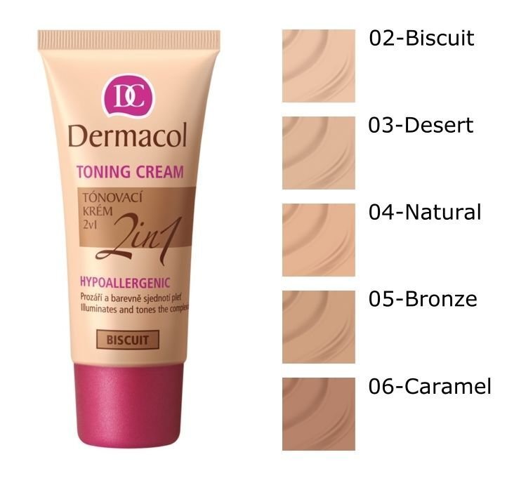 Dermacol Kreemid 2:1 30 ml цена и информация | Jumestuskreemid, puudrid | kaup24.ee