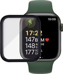 Fusion Nano 9H karastatud klaas kaetud Apple Watch 7 41 mm, must цена и информация | Аксессуары для смарт-часов и браслетов | kaup24.ee