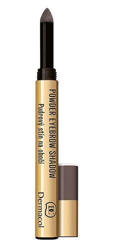 Dermacol Powder Eyebrow Shadow kulmupliiats 1 g, toon nr 3, 03 цена и информация | Kulmuvärvid, -pliiatsid | kaup24.ee