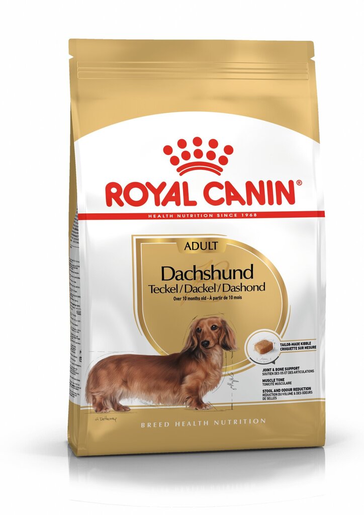 Royal Canin täiskasvanud taksikoertele Dachshund adult, 7.5 kg hind ja info | Kuivtoit koertele | kaup24.ee