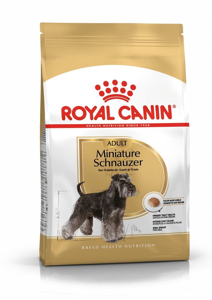 Royal Canin täiskasvanud šnautseri sordid Miniature Schnauzer Adult, 7,5 kg цена и информация | Kuivtoit koertele | kaup24.ee