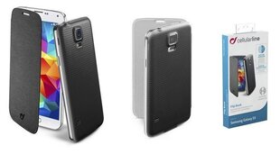 Cellular Samsung Galaxy S5 ümbris, Flip Book, must hind ja info | Telefoni kaaned, ümbrised | kaup24.ee