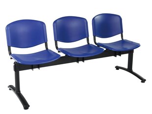 Скамья для ожидания Wood Garden Benches PN ISO 3, синяя цена и информация | Офисные кресла | kaup24.ee
