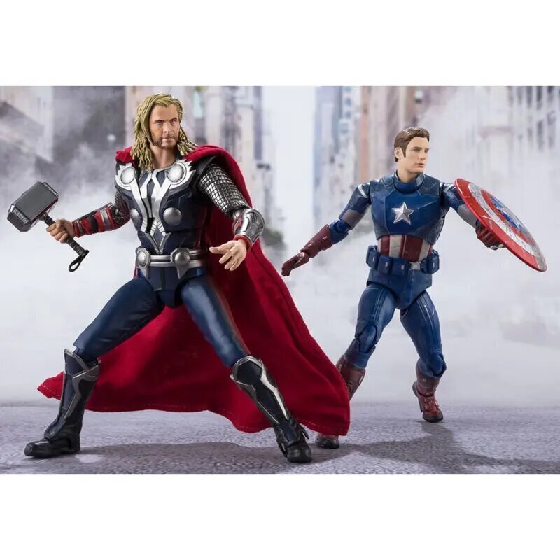 Marvel kokkupandav mänguasi figuur 15cm Kapten Ameerika hind ja info | Poiste mänguasjad | kaup24.ee