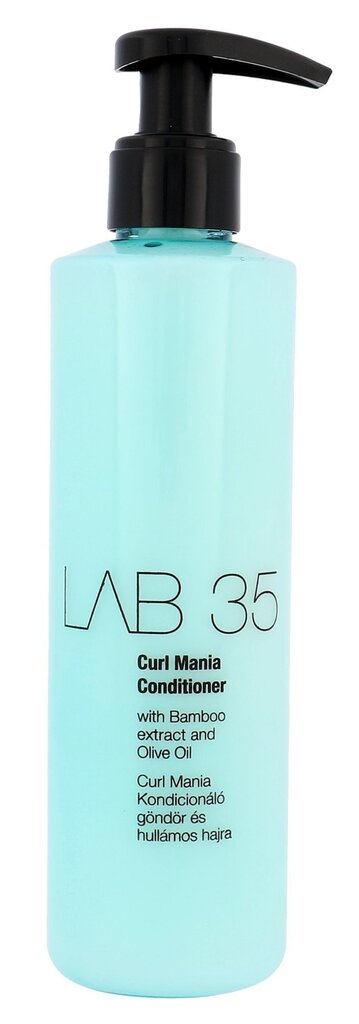 Juuksepalsam lokkis juustele Kallos Lab 35 Curl Mania Conditioner 250 ml hind ja info | Juuksepalsamid | kaup24.ee