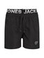 Laste ujumispüksid Jack & Jones 12206186*01, must 5715217052937 hind ja info | Poiste ujumispüksid | kaup24.ee