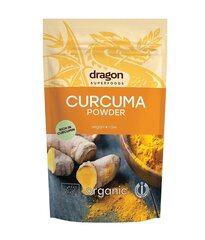 Kurkumipulber Curcuma, orgaaniline, Dragon Superfoods, 150 g цена и информация | Специи, наборы специй | kaup24.ee