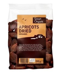 Kuivatatud aprikoosid Smart Organic, 200 g hind ja info | Pähklid, seemned, kuivatatud puuviljad | kaup24.ee