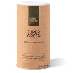 Spirulina supertoidu segu Super Green Mix, Your Super, 150g hind ja info | Funktsionaalne toit | kaup24.ee