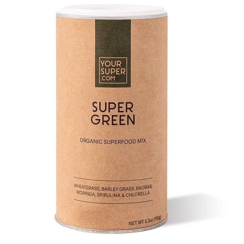 Spirulina supertoidu segu Super Green Mix, Your Super, 150g hind ja info | Supertoit | kaup24.ee