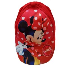 Müts "Minnie", 52-54cm, punane hind ja info | Tüdrukute mütsid, sallid, kindad | kaup24.ee