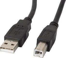 Lanberg USB-A - USB-B 2.0, 1м цена и информация | Кабели для телефонов | kaup24.ee