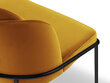 Toolide komplekt Micadoni Home Limmen, 2 tooli, kollane hind ja info | Söögilaua toolid, köögitoolid | kaup24.ee