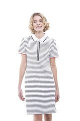 Luhta naiste kleit EMBODA, valge-tumesinine hind ja info | Kleidid | kaup24.ee