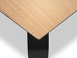 Laud Micadoni Home Sono, 120x80 cm, pruun / must hind ja info | Köögi- ja söögilauad | kaup24.ee