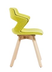 Офисный стул Wood Garden Aoki Wood, зеленый цена и информация | Офисные кресла | kaup24.ee