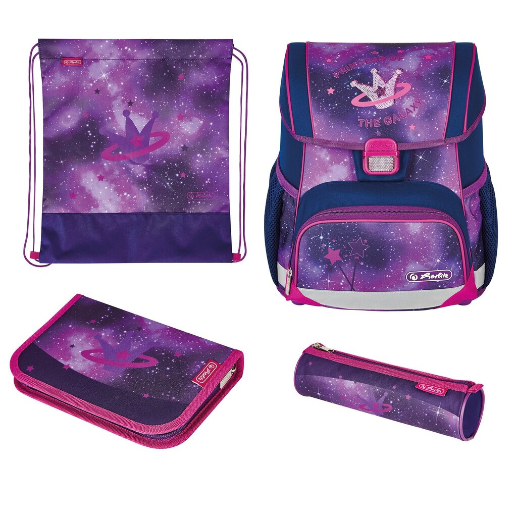 Seljakott LOOP PLUS GALAXY PRINCESS 50037384 HERLITZ hind ja info | Koolikotid, sussikotid | kaup24.ee