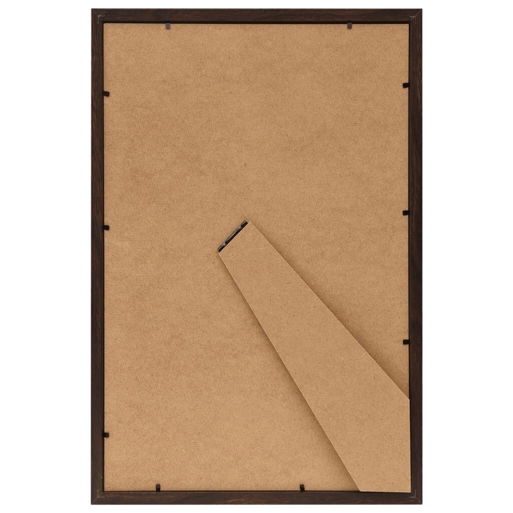 vidaXL fotoraami kollaaž 5 tk, seinale või lauale, must 21x29,7 cm MDF hind ja info | Pildiraamid | kaup24.ee