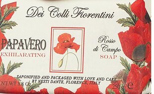 Натуральное мыло Nesti Dante Dei Colli Fiorentini Papavero Exhilarating  250 г цена и информация | Мыло | kaup24.ee