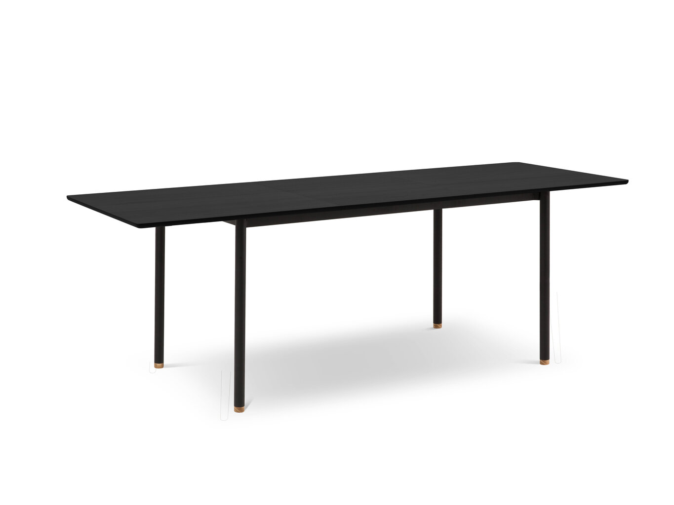 Kokkupandav laud Micadoni Home Kavir, 140x90 cm, must hind ja info | Köögi- ja söögilauad | kaup24.ee