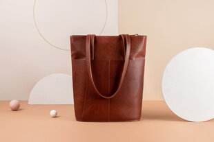 Täisnahast kandekott Model Tote, Craftory hind ja info | Naiste käekotid | kaup24.ee