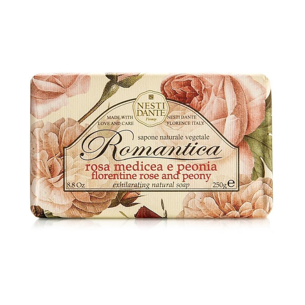 Seep Nesti Dante Romantica Florentine Rose And Pojeng 250 g цена и информация | Seebid | kaup24.ee