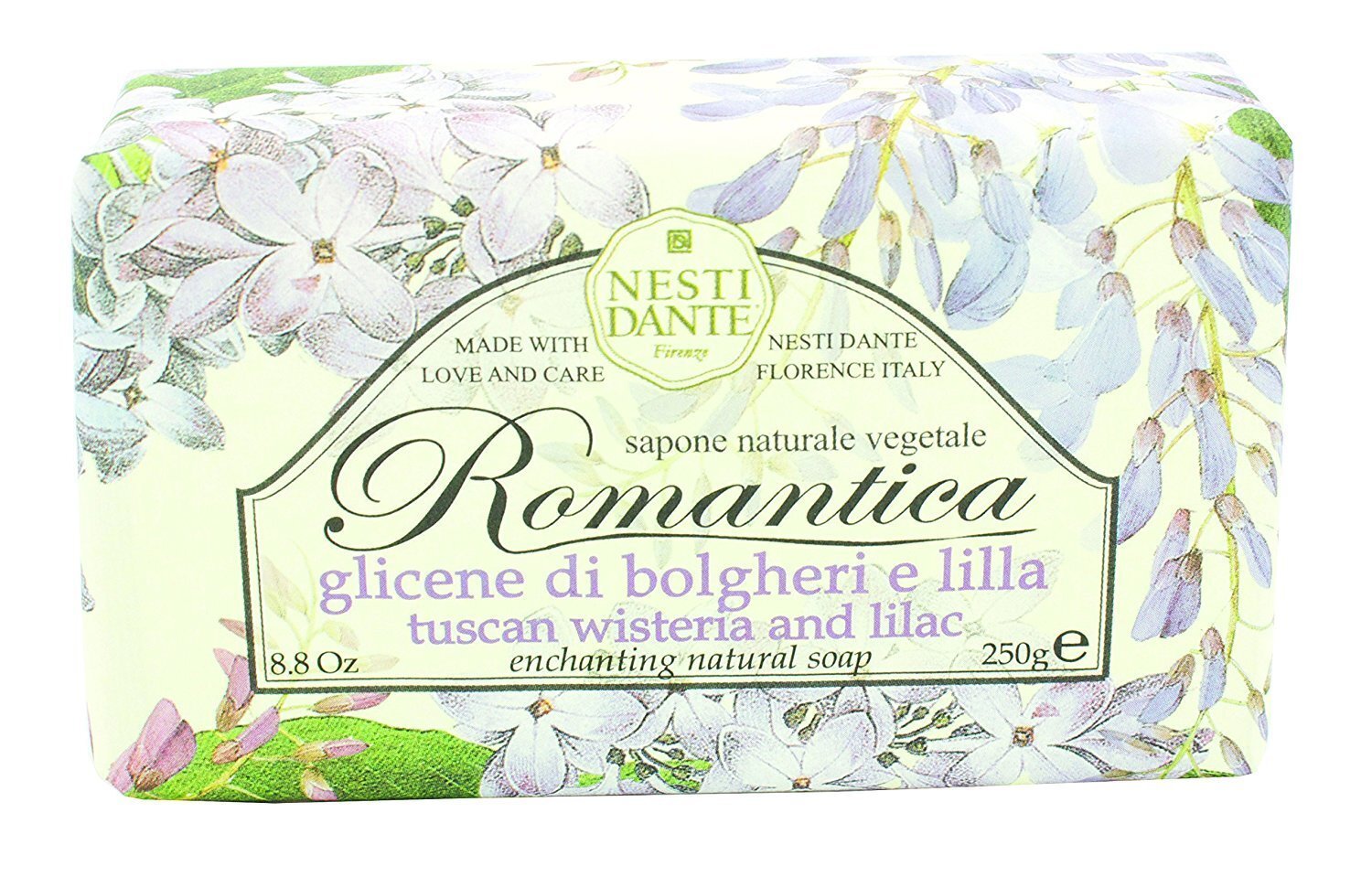 Seep Nesti Dante Romantica Toscan Wisteria And Lilac 250 g hind ja info | Seebid | kaup24.ee