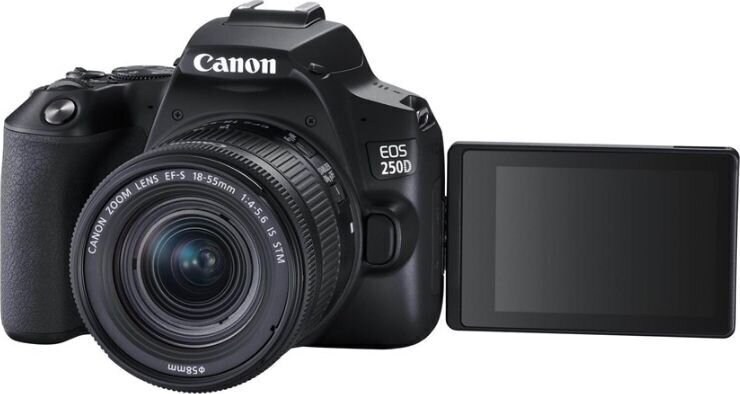 Canon EOS 250D (Black) + EF-S 18-55mm f/4-5.6 IS STM + EF 50mm f/1.8 STM цена и информация | Fotoaparaadid | kaup24.ee