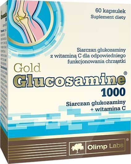 Olimp OLIMP Glucosamine Gold 1000 60 kaps - uniwersalny hind ja info | Vitamiinid, toidulisandid, preparaadid tervise heaoluks | kaup24.ee