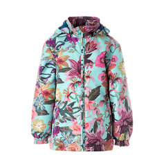 Утепленная куртка Huppa, весна-осень для девочек JOLY, мятно-зеленая пестрая цена и информация | Куртки, пальто для девочек | kaup24.ee
