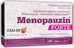 Таблетки, покрытые оболочкой OLIMP LABS MENOPAUZIN FORTE, 30 шт. цена и информация | Витамины, пищевые добавки, препараты для хорошего самочувствия | kaup24.ee