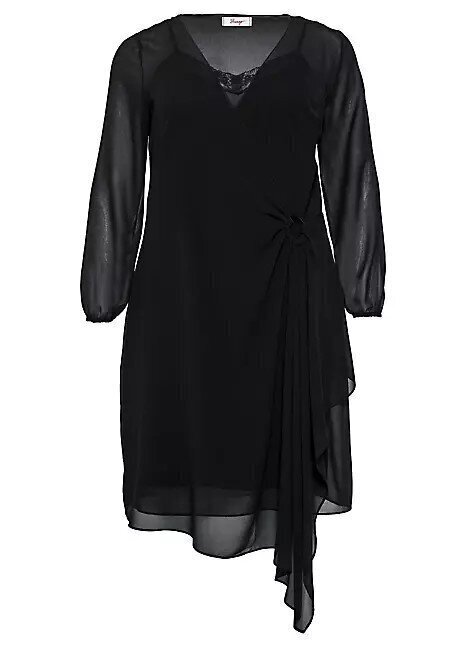 Naiste kleit Sheego 151-364, must цена и информация | Kleidid | kaup24.ee