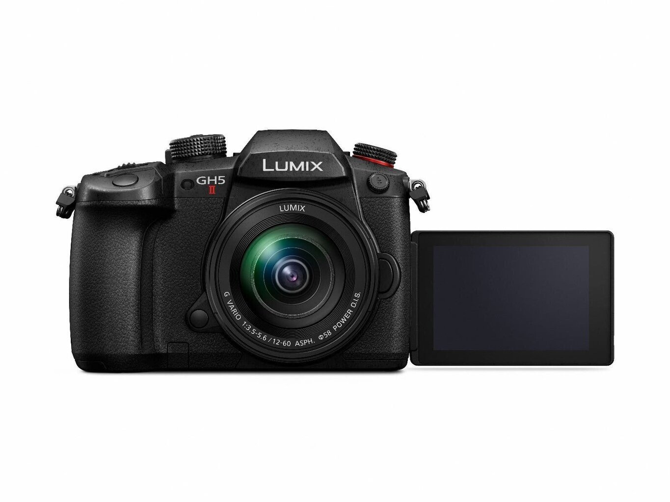 Panasonic Lumix G GH5 II (DC-GH5M2M) + Panasonic LUMIX G Vario 12-60mm f/3.5-5.6 Asph. Power O.I.S (H-FS12060) (Black) цена и информация | Fotoaparaadid | kaup24.ee