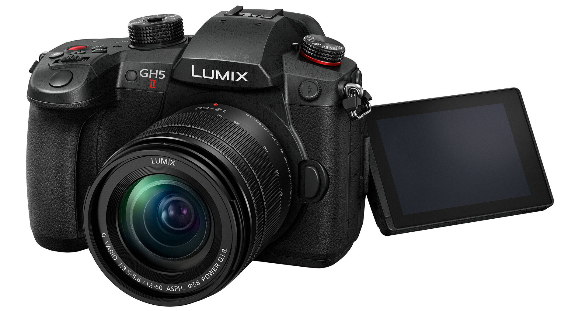 Panasonic Lumix G GH5 II (DC-GH5M2M) + Panasonic LUMIX G Vario 12-60mm f/3.5-5.6 Asph. Power O.I.S (H-FS12060) (Black) hind ja info | Fotoaparaadid | kaup24.ee