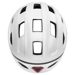 Jalgrattur Helmet Spokey Pointer Speed, koos LED tulega, 55-58 cm, Valge hind ja info | Spokey Jalgrattad, tõukerattad, rulluisud, rulad | kaup24.ee