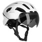 Jalgrattur Helmet Spokey Pointer Speed, koos LED tulega, 55-58 cm, Valge hind ja info | Kiivrid | kaup24.ee