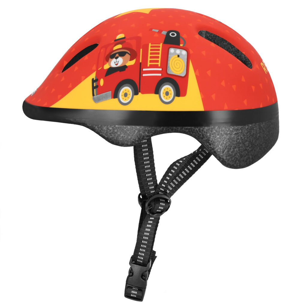 Laste rattakiiver Spokey Fun, 52-56 cm, punane hind ja info | Kiivrid | kaup24.ee