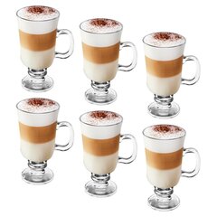 Tadar Irish Coffee Latte komplekt 6 tk hind ja info | Klaasid, tassid ja kannud | kaup24.ee