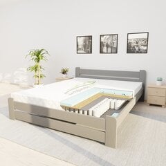 Voodi madratsiga Peace KS1, 160 x 200, hall цена и информация | Кровати | kaup24.ee