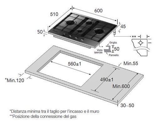 Samsung NA64H3010BS цена и информация | Pliidiplaadid | kaup24.ee