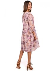 S214 Sifonki kleit madalama vöökohaga - mudel 2 hind ja info | Kleidid | kaup24.ee