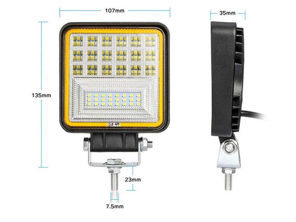 Halogeen töölamp 42 led hind ja info | Taskulambid, prožektorid | kaup24.ee