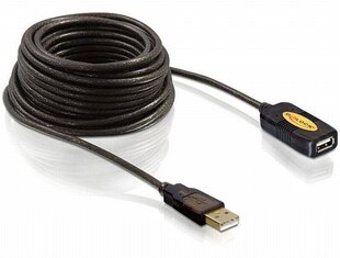 Кабель Delock Cable A-A M/F, USB 2.0 Extension, 5 м цена и информация | Кабели и провода | kaup24.ee